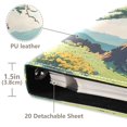thumbnail image 3 of FORMRS 3 Ring Photo Album 4"x6" Self Adhesive Large Capacity PU Leather Cover, Mounatin at Dawn, 3 of 8