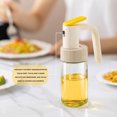 thumbnail image 4 of Oil Sprayer For Cooking, Oil Dispenser For Kitchen, Oil Spray Bottle Pump Glass Olive Cooking Stainless Steel Pot Leak-proof Drops Glass Spray Oil Bottle Kitchen Gadgets (250 ml), 4 of 4