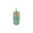 thumbnail image 5 of Mainstays by Becky G. & Alejandra 20-Ounce Acrylic Can Shape Tumbler, Green Tile Pattern, 5 of 8