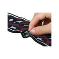 thumbnail image 4 of INSPIRE CHIC Women's Leopard Ribbon Long Skinny Scarf Hairband Waistband Scarf Wine Red, 4 of 5