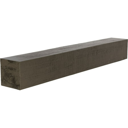 

Ekena Millwork 8 H x 8 D x 72 W Rough Cedar Faux Wood Fireplace Mantel Burnished Honey Dew