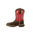thumbnail image 3 of Lil' Durango Little Kids Gator Emboss Western Boot Size 10(M), 3 of 5