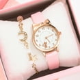 thumbnail image 4 of Relojes de pulsera para mujer, estilo coreano, moda informal, conjunto de reloj de cuarzo para mujer, reloj de moda, 4 of 4