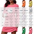 thumbnail image 5 of Stamzod Night Dress for Women Crew Neck Long Sleeve Nightgown Soft Sleepwear T Shirt Halloween Sleep Shirt M, 5 of 8
