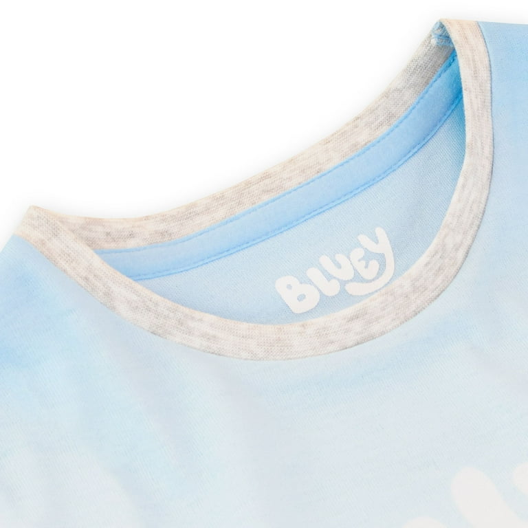 Bluey Girls Nightdress Blue Sizes 2T 8 Walmart