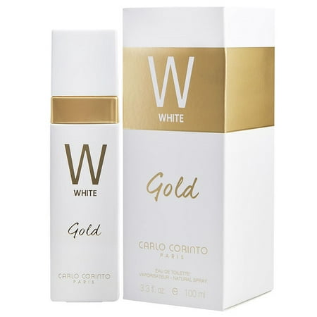 - WHITE GOLD * Carlo Corinto 3.3 oz / 100 ml Eau de Toilette Women Perfume Spray
