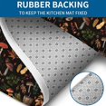 thumbnail image 4 of Red Mushroom Leaf Black Pattern Bathroom Rugs Sets 3 Piece,Toilet Cover Set,Absorbent Non Slip Bathroom Mats Sets with U-Shaped Contour Rug Toilet Rug Set, 4 of 5