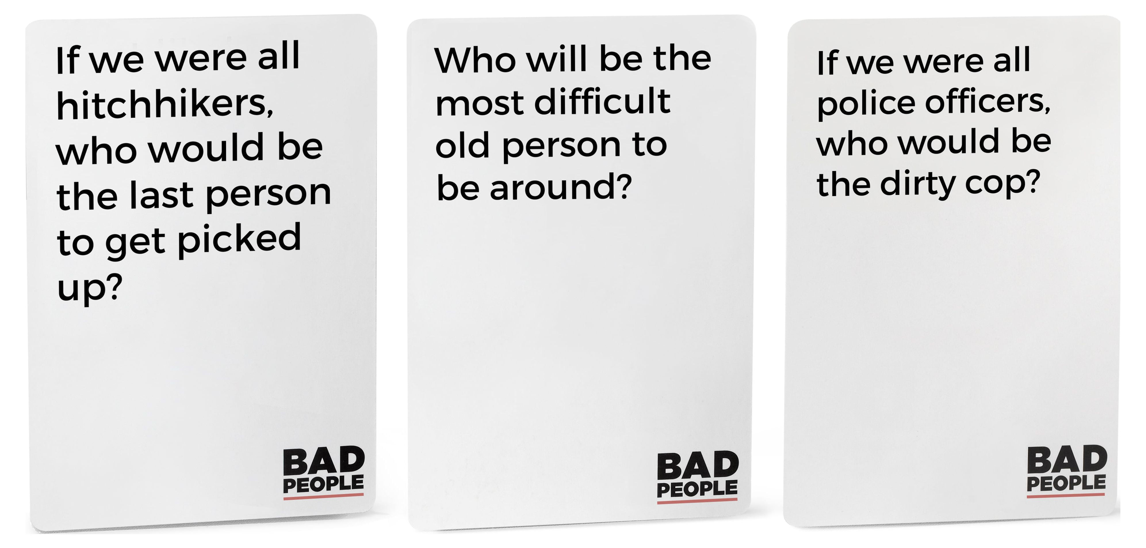 Bad People - The Party Game You Probably Shouldn't Play - Photo