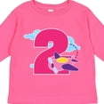 thumbnail image 4 of Inktastic 2nd Birthday Airplane Girls Pilot 2 Year Old Girls Long Sleeve Toddler T-Shirt, 4 of 5