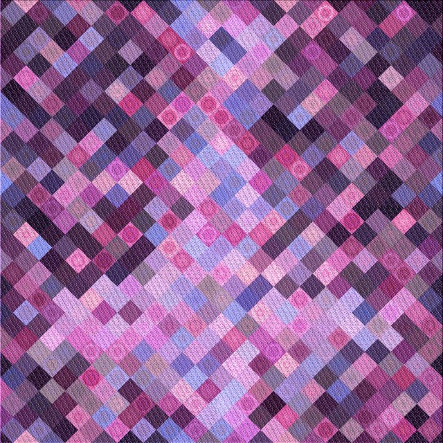 Ahgly Company Tapis d'Intérieur Lavable en Machine Carré Transitionnel Magenta Foncé Violet, 5 Pieds Carré