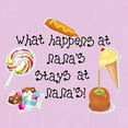 thumbnail image 3 of CafePress - What Happens At Nana's... - Women's Nightshirt, 3 of 4