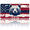 4th Of July Bear, variant on 1 Pcs 2D Flat License Plate Covers & Frames, 4th Of July Bear For Decorative Front, Waterproof For Decoration Aluminum License Plate Covers & Frames Cover For Men Women, 12" X 6"