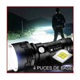 thumbnail image 3 of Waterproof, Rechargeable, 3 Modes, 50W XLM-P70, Single Lithium Battery Ultra-Bright 30K-100K Lumens LED Flashlight, 3 of 5