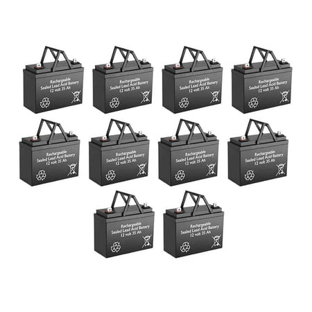 BatteryGuy Haze Batteries HZB12-33 replacement 12V 35Ah battery - BatteryGuy brand equivalent (Qty of 10)