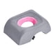thumbnail image 1 of Almohada boca abajo para dormir, ergonómica, masaje corporal, espuma viscoelástica, transpirable, boca abajo. Rosa, 1 of 9