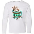 thumbnail image 3 of Inktastic Holiday Marshmallows in Hot Chocolate Long Sleeve Youth T-Shirt, 3 of 5