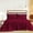 Burgundy, variant on Hotel Brand 1000 Thread Count 6-Piece Extra Deep Pocket Super Soft Sheet Set Fit Upto 22 Inches Deep Pocket, Solid Pattern, 100% Egyptian Cotton @ 'hotellinen' (Queen, Aqua Blue)