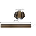 thumbnail image 2 of Concord Panels | Faux Wood Slat - Walnut | Waterproof Slat Panel | 94.5” x 4.8” Each | Wood Wall Panels for Interior Decor CO810-11 (Pack of 6 - 18.9 sqft), 2 of 5