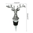 thumbnail image 4 of Deer for Head Shaped Christmas Wine Stopper Wine Bottle Stoppers Metal Material, 4 of 6