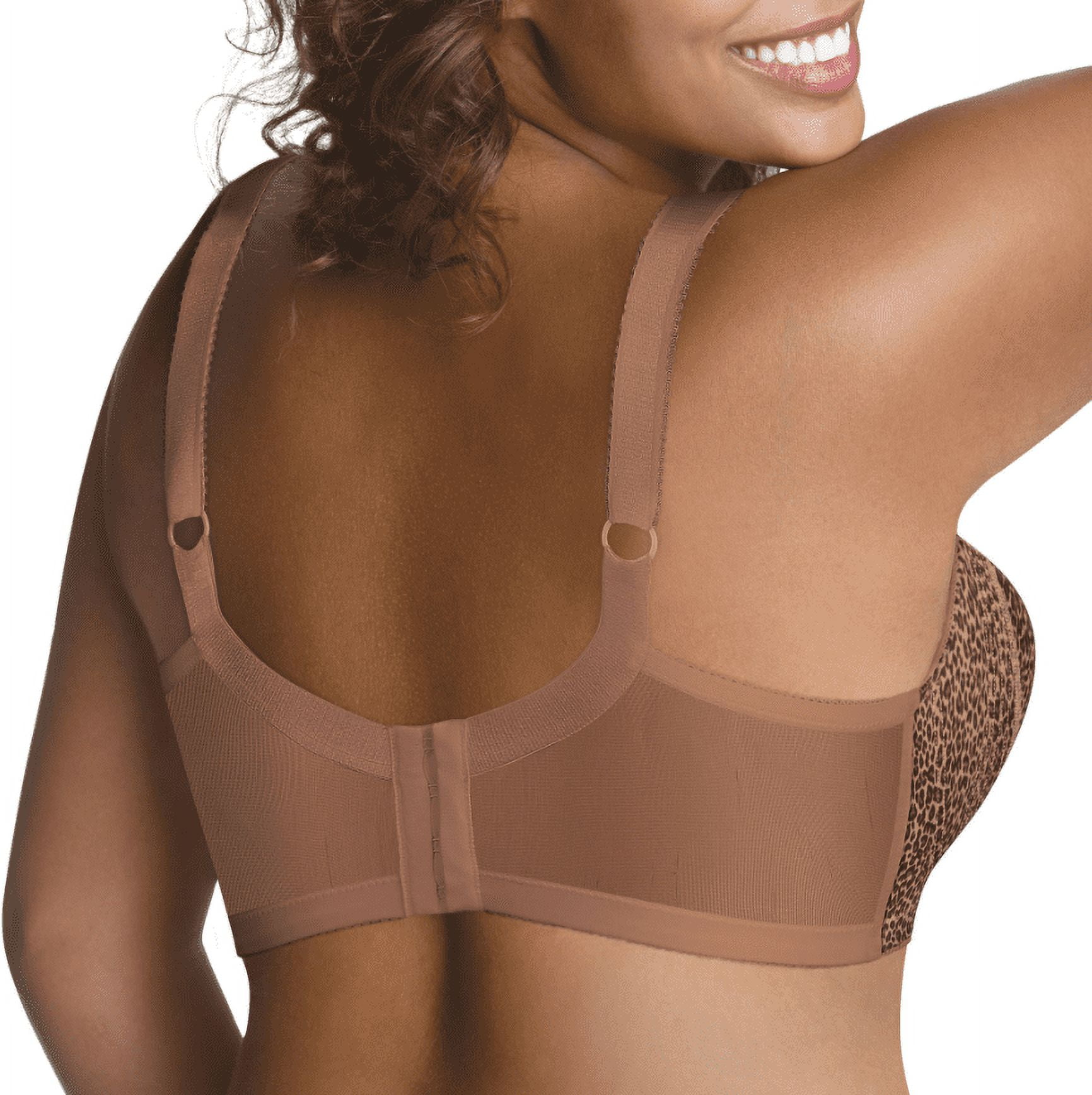 Just My Size Womens Plus Size comfort shaping jacquard wire free bra, style 1Q20