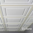 thumbnail image 2 of Kit de Couverture de Plafond en T-bar - à Encliqueter - Blanc - 58 Pcs (96 Pi2), 2 of 2