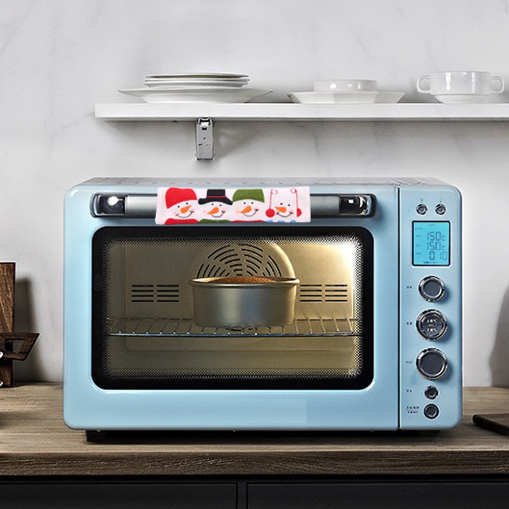 Christmas Microwave Oven Handle Cover Table Decoration for Party Christmas