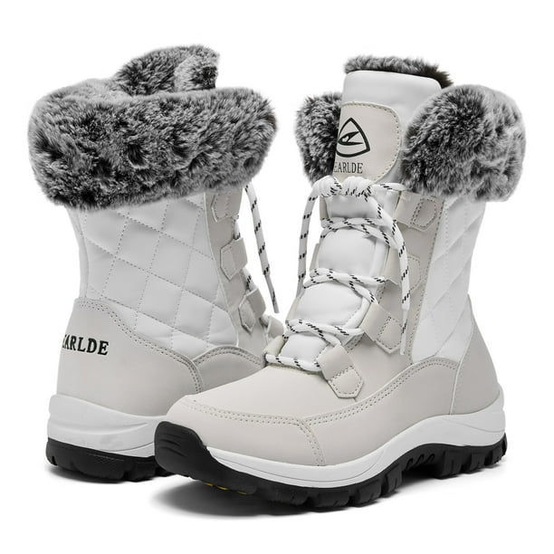 Engtoy Women Snow Boots Winter Warm Casual Shoes Waterproof Comfortable