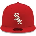 thumbnail image 2 of Men's New Era Red Chicago White Sox White Logo 59FIFTY Fitted Hat, 2 of 6