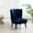 Blue, variant on Colorful Velvet & Sturdy Wood - Patio Gathering, Stylish Outdoor Seating