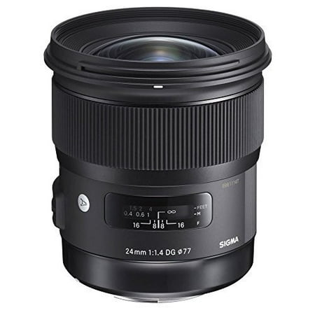 Sigma 401101 for Canon EF Cameras 24mm f/1.4 Wide-Angle-Prime Lens Fixed Prime (International Model) No