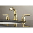 thumbnail image 2 of Kingston Brass KB8982DL 8 in. Widespread Standard Mount Bathroom Faucet, Polished Brass, 2 of 2