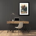 thumbnail image 4 of Joseph Wolf 17x24 Black Modern Framed Museum Art Print Titled - Reeves Pheasant (1861-1867), 4 of 5