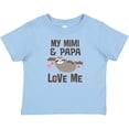 thumbnail image 3 of Inktastic My Mimi and Papa Love Me Sloth Girls Baby T-Shirt, 3 of 5