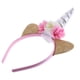 thumbnail image 4 of Cinta Cuerno Diadema de Chica Floral Accesorio de cabellero de Cosplay Disfraz Yuyangstore Unicorn Horn Horn Hairband, 4 of 7