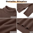 thumbnail image 6 of MOSHU Turtleneck Sweaters for Women Long Sleeve Casual Tops Knit Womens Pullover Sweaters Winter Clothes, 6 of 10