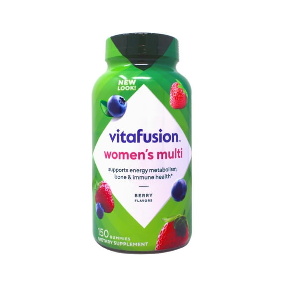 Vitafusion Multivitamin Gummies, Daily Vitamins for Women, Berry Flavored, 150 Count