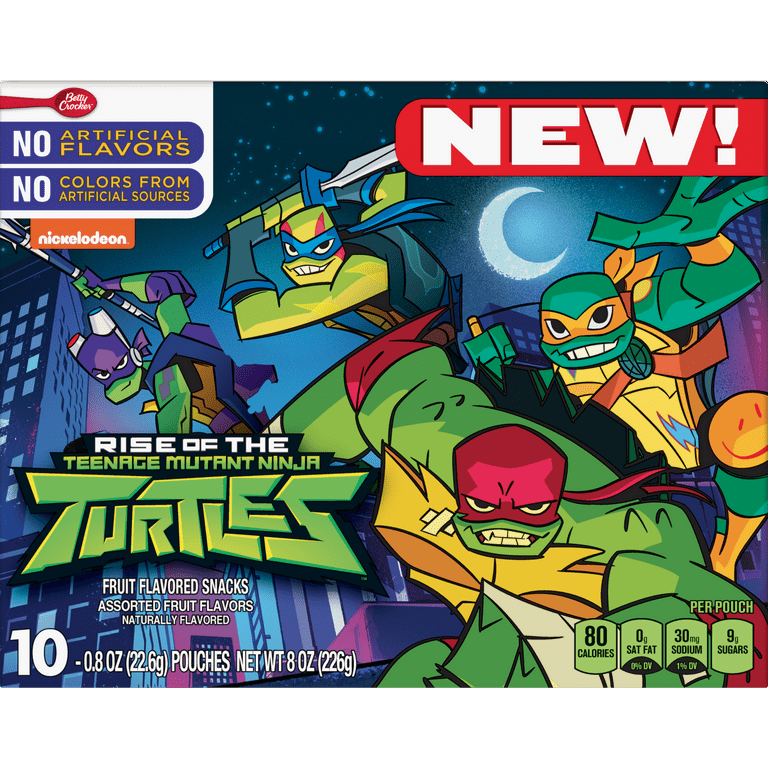 New Teenage Mutant Ninja Turtles Fruit Snacks