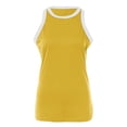 thumbnail image 4 of HBFAGFB Débardeurs pour Femmes Mode Col Rond Sans Manches Hauts Slim Légers Gilet Polyvalent Jaune Taille m, 4 of 4
