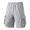 Grey, variant on Mens Shorts Drawstring Elastic Waist with Multi Pocket Shorts