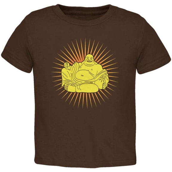 Buddha Rays of Light Brown Toddler T-Shirt - 4T