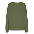 thumbnail image 4 of FAIWAD Women's Oversized Sweatshirt Off Shoulder Long Sleeve Pullover Top Trendy Casual Fall Winter Clothes, 4 of 7