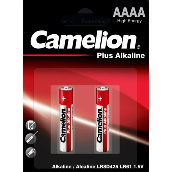Alkaline AAAA BAttery 2pk blister