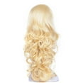 thumbnail image 3 of OneDor 23" Curly 3/4 Half Wig Premium Japanese High-Temperature Fiber Hair Wig with Comb on a Mesh Head Cap (613), 3 of 3