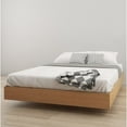 thumbnail image 2 of Atlin Designs Modern Wood Queen Platform Bed with Slats in Natural Maple, 2 of 7