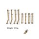 thumbnail image 2 of 8pcs Brass High Clearance Chassis Link Set Link Rod Linkage For Axial Ax24 1/24 Rc Crawler Car Upgr, 2 of 5