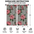 thumbnail image 2 of Blackout Kids Curtains,Pioneer Flower Childrens Insulated Curtains Set Of 2,Bedroom Essentials,Toddler Room Decor 42x84in(106x213cm), 2 of 4