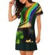 thumbnail image 2 of Easygdp St. Patrick's Day4 Camisón de manga corta para mujer, informal, estampado, 2 of 6