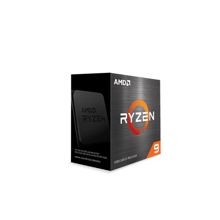 AMD - Ryzen 9 5900X 4th Gen 12-core, 24-threads Unlocked Desktop Processor Without Cooler - Black