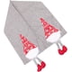thumbnail image 4 of Camino de mesa navideño con diseño de gnomo, mantel rústico para decoración de bodas y fiestas, decoración de mesa navideña (gris), 4 of 4