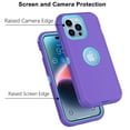 thumbnail image 5 of Takfox Wireless Charging Silicone Protective Cell Phone Case for Apple iPhone 11, Purple, 5 of 10
